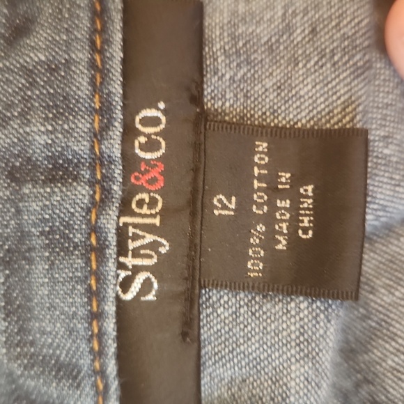 Style & Co. Denim a-line skirt - Picture 5 of 6